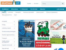 Tablet Screenshot of haapsalu.ee